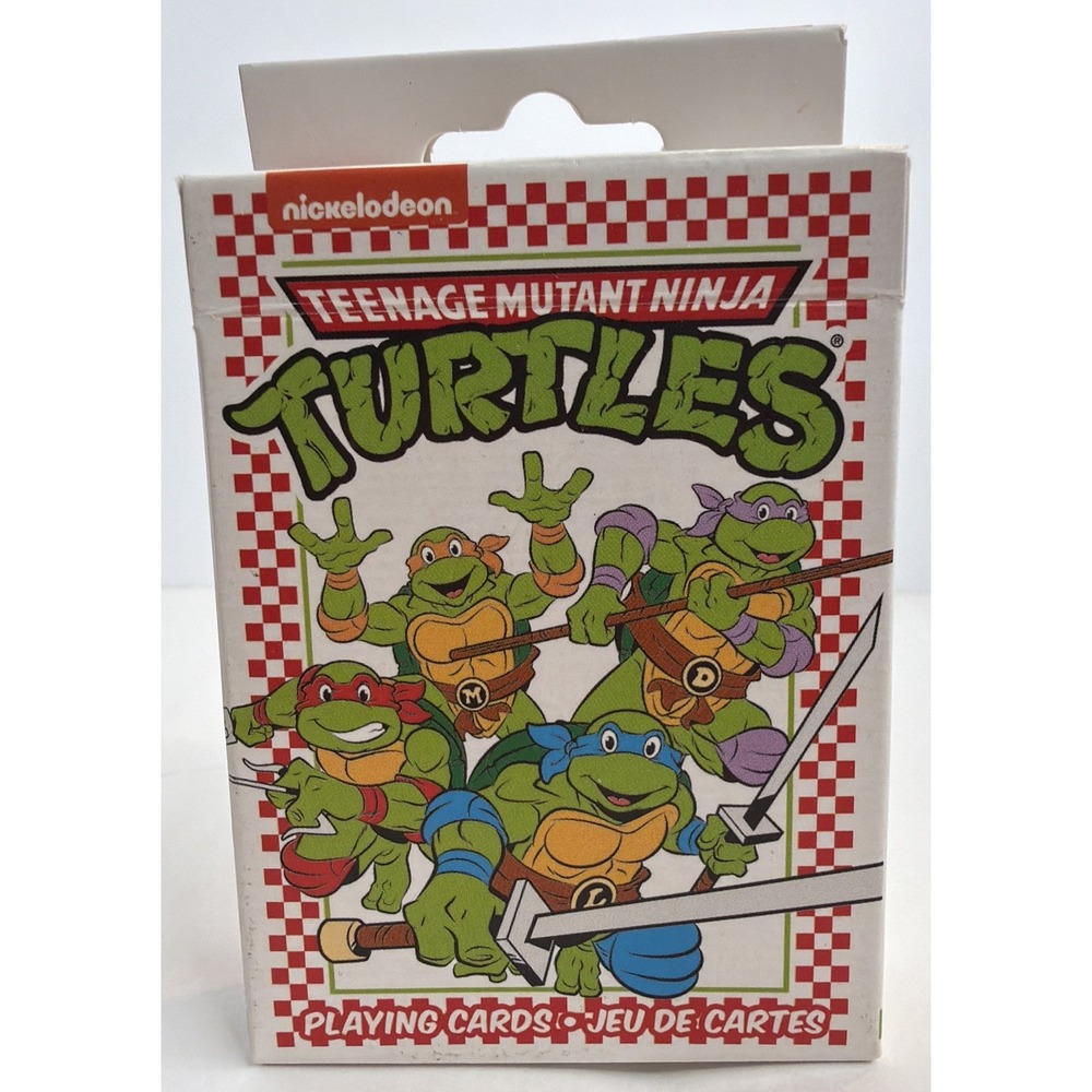 Teenage Mutant Ninja Turtles Playing Cards (Aquarius,Nickelodeon) - NEW